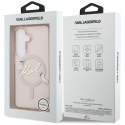 Etui Karl Lagerfeld IML KC Script MagSafe do Samsung Galaxy S26 różowy