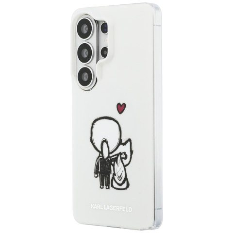 Etui Karl Lagerfeld IML Karl&Choupette MagSafe do Samsung Galaxy S26 Ultra przezroczysty