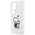 Etui Karl Lagerfeld IML Karl&Choupette MagSafe do Samsung Galaxy S26 Ultra przezroczysty
