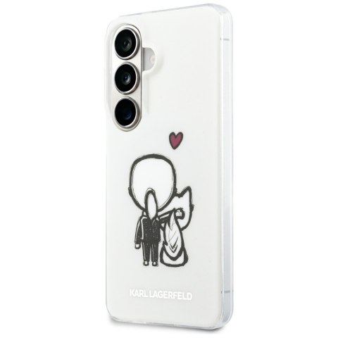 Etui Karl Lagerfeld IML Karl&Choupette MagSafe do Samsung Galaxy S26 przezroczysty