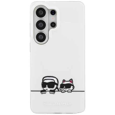 Etui Karl Lagerfeld IML Peekaboo Karl&Choupette MagSafe do Samsung Galaxy S26 Ultra przezroczysty