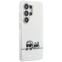 Etui Karl Lagerfeld IML Peekaboo Karl&Choupette MagSafe do Samsung Galaxy S26 Ultra przezroczysty