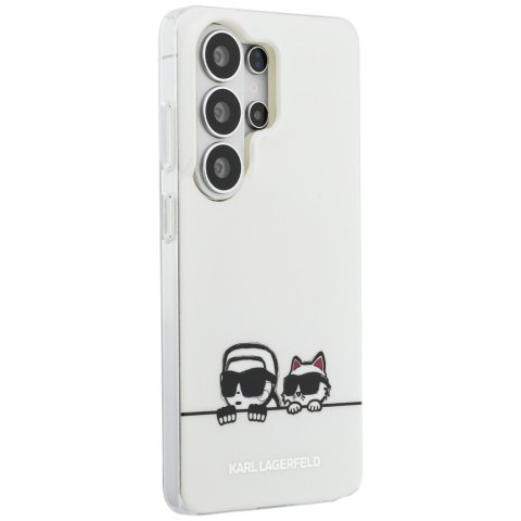 Etui Karl Lagerfeld IML Peekaboo Karl&Choupette MagSafe do Samsung Galaxy S26 Ultra przezroczysty