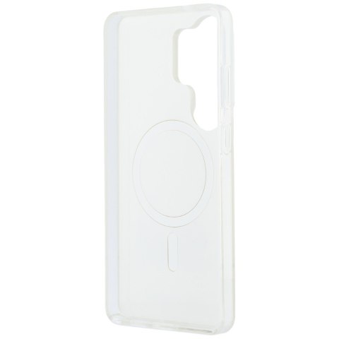 Etui Karl Lagerfeld IML Peekaboo Karl&Choupette MagSafe do Samsung Galaxy S26 Ultra przezroczysty