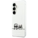 Etui Karl Lagerfeld IML Peekaboo Karl&Choupette MagSafe do Samsung Galaxy S26 przezroczysty