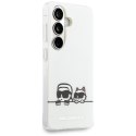 Etui Karl Lagerfeld IML Peekaboo Karl&Choupette MagSafe do Samsung Galaxy S26 przezroczysty