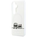 Etui Karl Lagerfeld IML Peekaboo Karl&Choupette MagSafe do Samsung Galaxy S26 przezroczysty