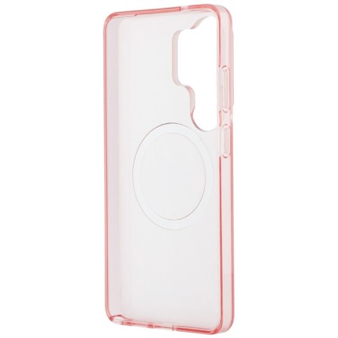 Etui Karl Lagerfeld IML Repeated Choupette MagSafe do Samsung Galaxy S26 Ultra różowy