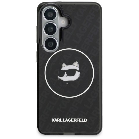 Etui Karl Lagerfeld IML Repeated Choupette MagSafe do Samsung Galaxy S26 czarny
