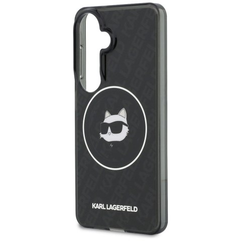 Etui Karl Lagerfeld IML Repeated Choupette MagSafe do Samsung Galaxy S26 czarny