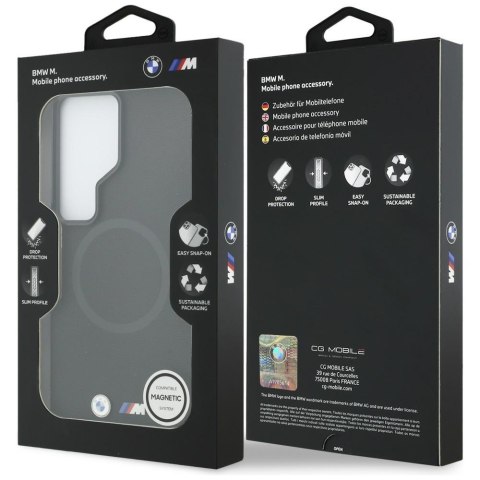 Etui BMW M Metal Logo MagSafe do Samsung Galaxy S26 Ultra czarny