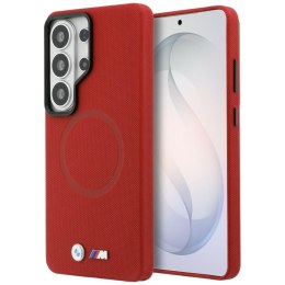 Etui BMW M Metal Logo MagSafe do Samsung Galaxy S26 Ultra czerwony