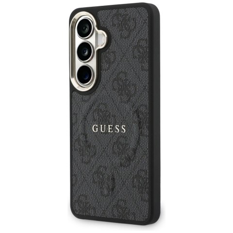 Etui Guess 4G Embossed Ring MagSafe do Samsung Galaxy S26 Plus czarny