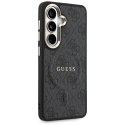 Etui Guess 4G Embossed Ring MagSafe do Samsung Galaxy S26 Plus czarny