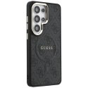 Etui Guess 4G Embossed Ring MagSafe do Samsung Galaxy S26 Ultra czarny