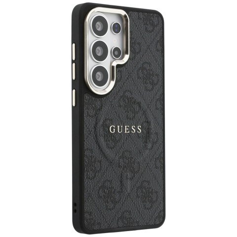 Etui Guess 4G Embossed Ring MagSafe do Samsung Galaxy S26 Ultra czarny