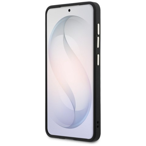 Etui Guess 4G Embossed Ring MagSafe do Samsung Galaxy S26 brązowy