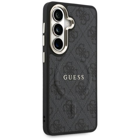 Etui Guess 4G Embossed Ring MagSafe do Samsung Galaxy S26 czarny