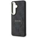 Etui Guess 4G Embossed Ring MagSafe do Samsung Galaxy S26 czarny