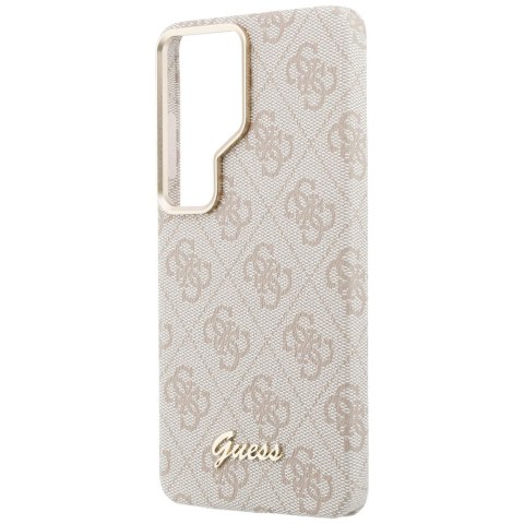 Etui Guess 4G Script MagSafe do Samsung Galaxy S26 Ultra różowy