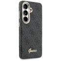 Etui Guess 4G Script MagSafe do Samsung Galaxy S26 czarny
