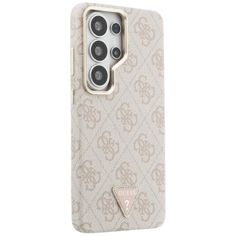 Etui Guess 4G Triangle Logo MagSafe do Samsung Galaxy S26 Ultra różowy