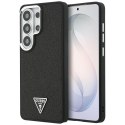 Etui Guess Fixed Glitter Triangle MagSafe do Samsung Galaxy S26 Ultra czarny
