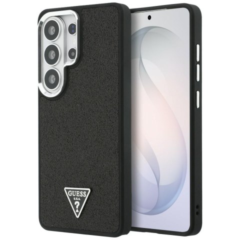 Etui Guess Fixed Glitter Triangle MagSafe do Samsung Galaxy S26 Ultra czarny