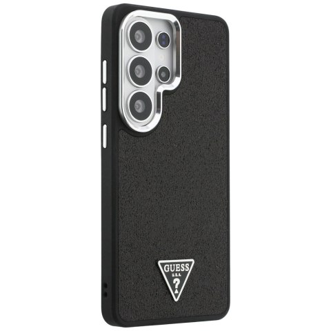 Etui Guess Fixed Glitter Triangle MagSafe do Samsung Galaxy S26 Ultra czarny