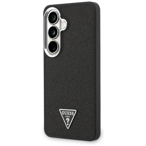 Etui Guess Fixed Glitter Triangle MagSafe do Samsung Galaxy S26 czarny