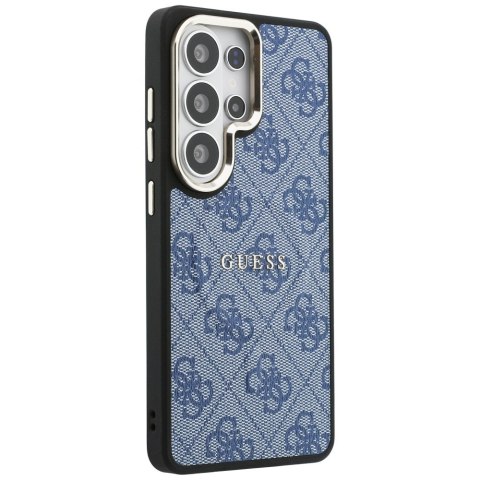 Etui Guess 4G Embossed Ring MagSafe do Samsung Galaxy S26 Ultra niebieski
