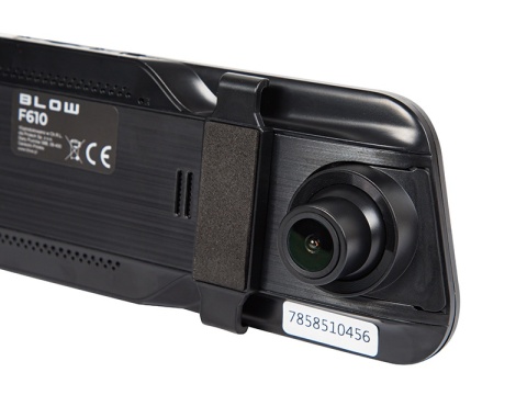 Rejestrator video BLACKBOX DVR F610 BLOW Lusterko ekran 10" + Kamera cofania"