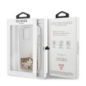 Guess GUHCP13LGLHFLGO iPhone 13 Pro / 136,1" gold/złoty hardcase Glitter Charms