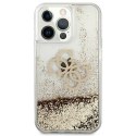 Guess GUHCP13LLG4GGO iPhone 13 Pro / 136,1" złoty/gold hardcase 4G Big Liquid Glitter