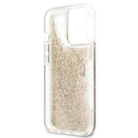 Guess GUHCP13LLG4GGO iPhone 13 Pro / 136,1" złoty/gold hardcase 4G Big Liquid Glitter