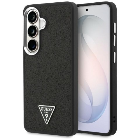 Etui Guess Fixed Glitter Triangle MagSafe do Samsung Galaxy S26+ czarny