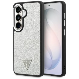 Etui Guess Fixed Glitter Triangle MagSafe do Samsung Galaxy S26+ srebrny