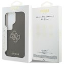 Etui Guess Grained Big 4G Metal Logo do Samsung Galaxy S26 Ultra brązowy