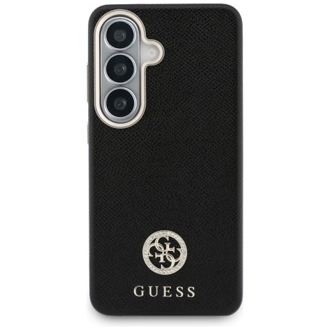 Etui Guess Rhinestone Round Logo MagSafe do Samsung Galaxy S26+ czarny