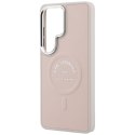 Etui Karl Lagerfeld Embossed Ring RSG Logo MagSafe do Samsung Galaxy S26 Ultra różowy