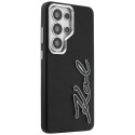 Etui Karl Lagerfeld Grained Signature Metal Resin Logo do Samsung Galaxy S26 Ultra czarny