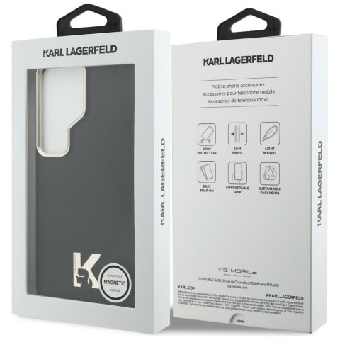 Etui Karl Lagerfeld K Metal Logo MagSafe do Samsung Galaxy S26 Ultra czarny