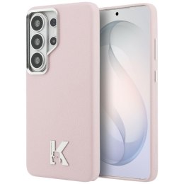 Etui Karl Lagerfeld K Metal Logo MagSafe do Samsung Galaxy S26 Ultra różowy