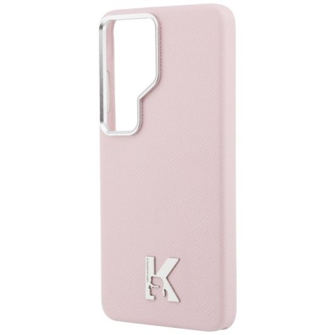 Etui Karl Lagerfeld K Metal Logo MagSafe do Samsung Galaxy S26 Ultra różowy