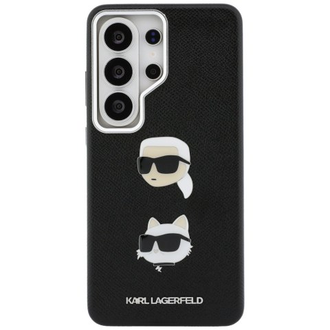 Etui Karl Lagerfeld Saffiano Double Heads Metal do Samsung Galaxy S26 Ultra czarny