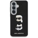 Etui Karl Lagerfeld Saffiano Double Heads Metal do Samsung Galaxy S26 czarny