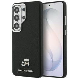 Etui Karl Lagerfeld Saffiano KC Metal Logo MagSafe do Samsung Galaxy S26 Ultra czarny