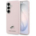 Etui Karl Lagerfeld Saffiano KC Metal Logo MagSafe do Samsung Galaxy S26+ różowy