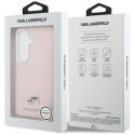Etui Karl Lagerfeld Saffiano KC Metal Logo MagSafe do Samsung Galaxy S26+ różowy