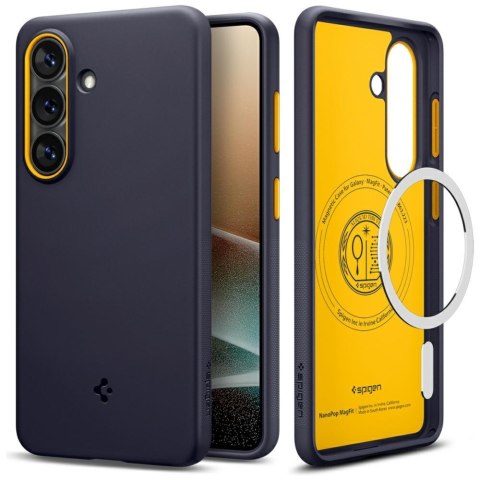 Etui Spigen Nano Pog Mag MagSafe do Samsung Galaxy S26 blueberry navy